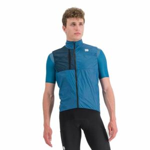 Férfi kerékpáros mellény SPORTFUL Supergiara layer vest, berry blue kép