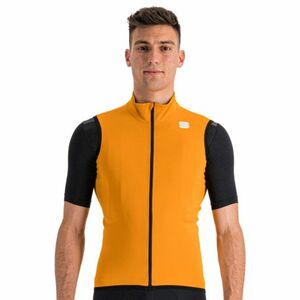 Férfi kerékpáros mellény SPORTFUL Fiandre light no rain vest, dark gold kép