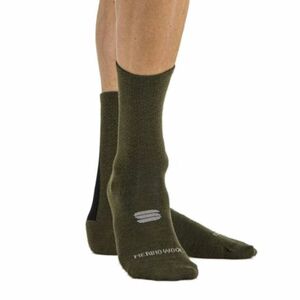 Kerékpáros zokni SPORTFUL Merino wool 18 socks, beetle black kép