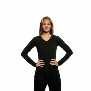 Hosszú ujjú női póló AUTHORITY T-VEVE W black kép