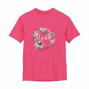 Gyerek úszópóló COLOR KIDS T-shirt W. Print-5170-Knockout Pink kép