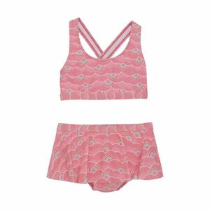 Lányok fürdőruha COLOR KIDS Bikini W. frills & Skirt, AOP-5039-Plumeria kép