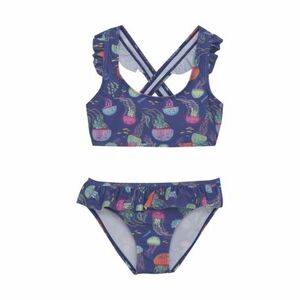 Lányok fürdőruha COLOR KIDS Bikini W. Short Skirt, AOP-6149-Marlin kép