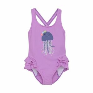 Lányok fürdőruha COLOR KIDS Swimsuit W. Application 6820-Iris Orchid kép