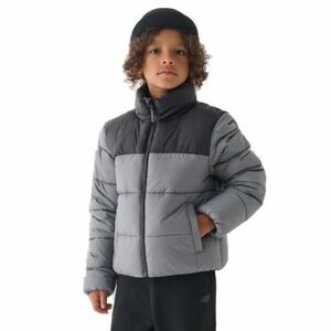 Fiú kabát 4F JUNIOR DOWN JACKET-JWAW24TDJAM461-25S-GREY kép