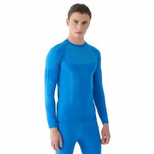 Férfi termikus póló hosszú ujjal 4F SEAMLESS UNDERWEAR-WAW24USEAM165-33S-BLUE kép
