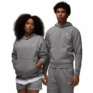 Férfi kapucnis pulóver NIKE M J BRKLN FLC PO-091 CARBON HEATHER WHITE kép