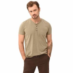 Rövid ujjú férfi póló VOLCANO WARREN-102-BEIGE kép