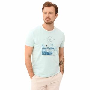 Rövid ujjú férfi póló VOLCANO BOARD-303-MINT kép