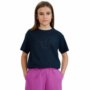 Rövid ujjú lány póló 4F JUNIOR TSHIRT F2333-31S-NAVY kép