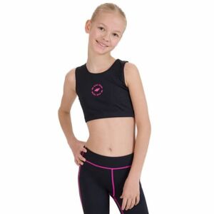 Lányok edzés sportmelltartó 4F JUNIOR SPORT BRA F148-20S-DEEP BLACK kép