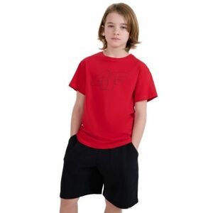 Fiú rövid ujjú póló 4F JUNIOR TSHIRT M2325-62S-RED kép