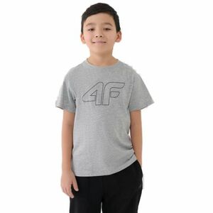 Fiú rövid ujjú póló 4F JUNIOR TSHIRT M2331-25M-GREY MELANGE kép