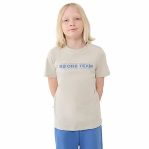 Fiú rövid ujjú póló 4F JUNIOR TSHIRT M2186-12S-CREME kép