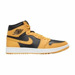 Férfi járócipő NIKE Air Jordan 1 High Golf pollen black white kép