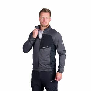 Férfi túra pulóver cipzárral NORTHFINDER PRIMO-270blackblack kép