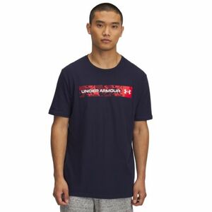 Rövid ujjú férfi póló UNDER ARMOUR UA CAMO CHEST STRIPE SS-BLU kép