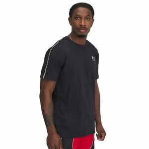 Rövid ujjú férfi póló UNDER ARMOUR UA Icon HWT Tee Taping-BLK kép