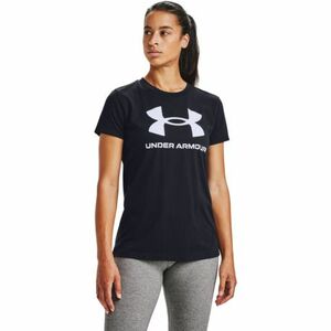 Rövid ujjú női póló UNDER ARMOUR UA Rival Logo SS-BLK kép