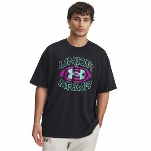 Rövid ujjú férfi póló UNDER ARMOUR UA M HWT Hoops Hoopnotic SS-BLK kép