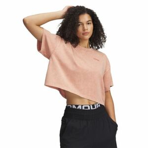 Rövid ujjú női póló UNDER ARMOUR UA HWT WASH SS-PNK kép