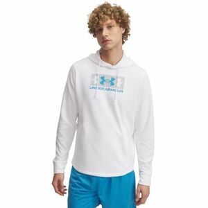 Férfi kapucnis pulóver UNDER ARMOUR UA Rival Terry Logo Hood-WHT kép