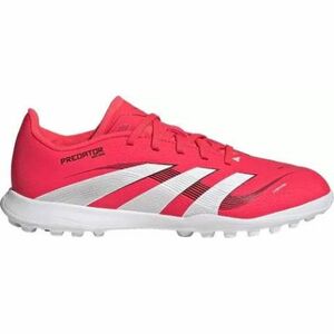 Gyepfutballcipő fiúknak ADIDAS Predator League Jr lucid red cloud white core black kép