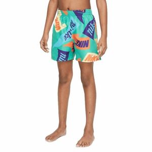 Fiú fürdőruha NIKE SWIM TOSSED FLAGS 4 inch STADIUM GR-STADIUM GREEN kép