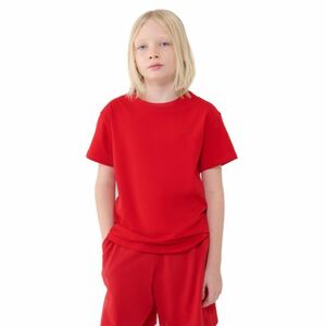 Fiú rövid ujjú póló 4F JUNIOR TSHIRT-JWSS25TTSHM2324-62S-RED kép