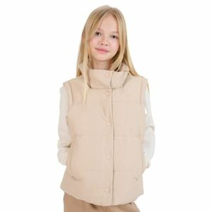 Lány mellény 4F JUNIOR VEST JACKET-JWSS25TVJAF167-82S-BROWN kép