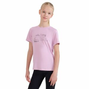 Lányok rövid ujjú túrapóló 4F JUNIOR TSHIRT FNK-JWSS25TFTSF1199-56S-PINK kép