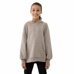 Lány kapucnis pulóver 4F JUNIOR SWEATSHIRT-JWSS25TSWSF1478-83S-BEIGE kép