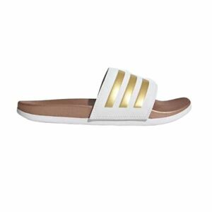 Női papucs (strandcipő) ADIDAS Adilette Comfort W cloud white cloud white matte gold kép