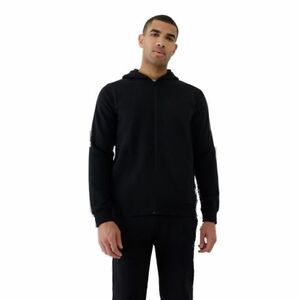 Férfi pulóver cipzárral 4F SWEATSHIRT-WSS25TSWSM1584-20S-DEEP BLACK kép