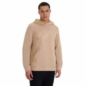 Férfi kapucnis pulóver 4F SWEATSHIRT-WSS25TSWSM1621-83S-BEIGE kép