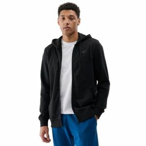 Férfi pulóver cipzárral 4F SWEATSHIRT-WMM00TSWSM1768-20S-DEEP BLACK kép