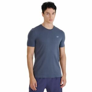 Rövid ujjú férfi futópóló 4F TSHIRT FNK-WSS25TFTSM1262-22S-ANTHRACITE kép