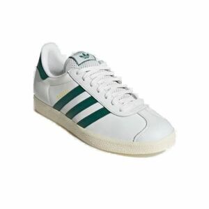 Férfi járócipő ADIDAS ORIGINALS Gazelle core white collegiate green cream white kép