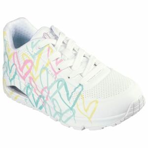 Női szabadidős lábbelik SKECHERS Uno Changed Love W white multi color kép