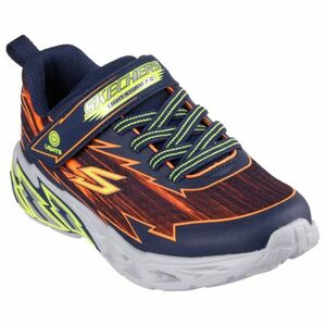 Fiú szabadidő cipő SKECHERS S Lights Light Storm 2.0 K navy orange kép