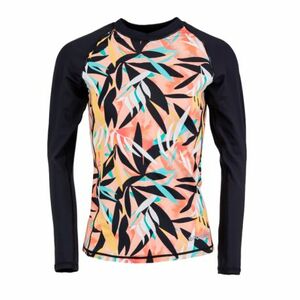 Női póló úszáshoz FUNDANGO Joyce Long Sleeve Rashguard-519-jungle kép