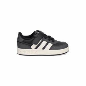 Gyerek szabadidős lábbelik ADIDAS Breakbase K core black off white carbon kép