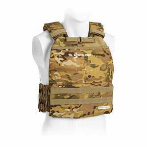 Capital Sports Battlevest 2.0, súlymellény, 2 x 8, 75 lbs (4, 0 kg) súly, camo kép