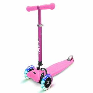 Funpro ONE Deluxe gyermek roller 3-6 éves korig LED kerekek összecsukható 50 kg-ig állítható magasságú kép