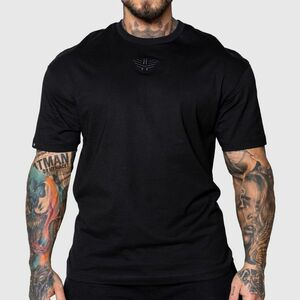 Oversized póló Iron Aesthetics 3D, fekete kép