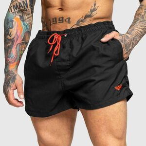 Férfi fürdőnadrág Iron Aesthetics Beach Mode, fekete kép