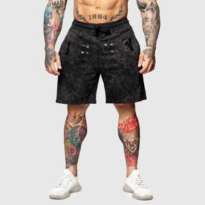 Férfi melegítősort Iron Aesthetics College, washed black kép