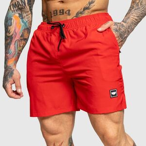 Férfi úszóshort Iron Aesthetics Boardwalk, piros kép