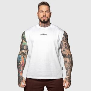 Férfi atléta Iron Aesthetics Muscle Tee, fehér kép
