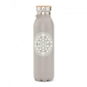 Fémkulacs - Yantra 600 ml - Szürke - Bodhi kép